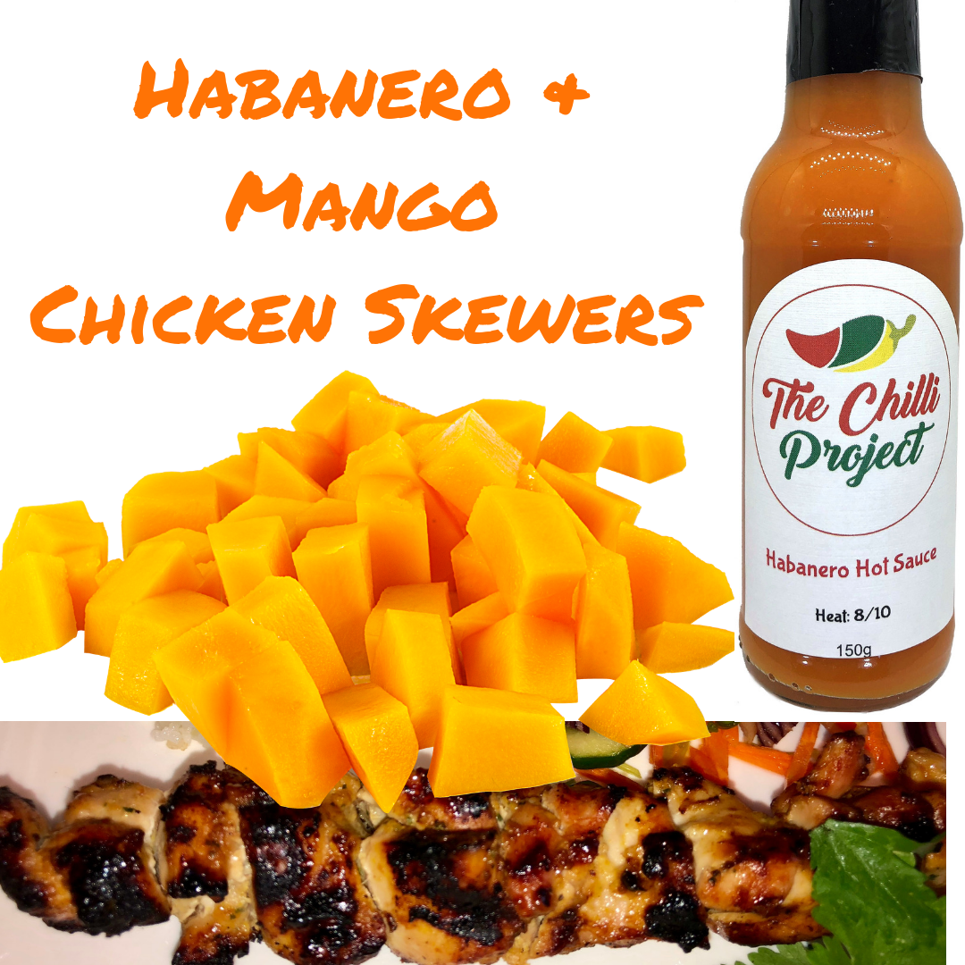 The Chilli Project Habanero & Mango Chicken Skewers